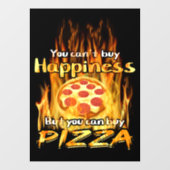 Fensterheber für Pizzeria oder Lebensmittelgeschäf Fensteraufkleber (Blatt)