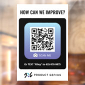 Fensterheber für Produktgenie Fensteraufkleber (Blatt 2)