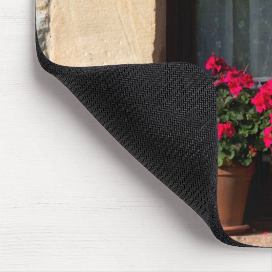 Fensterheber in Blume Mousepad (Ecke)