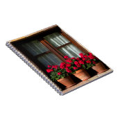 Fensterheber in Blume Notizblock (Rechte Seite)