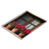Fensterheber in Blume Notizblock (Linke Seite)