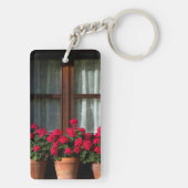 Fensterheber in Blume Schlüsselanhänger (Rückseite)