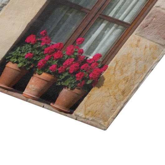Fensterheber in Blume Schneidebrett (Ecke)