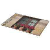Fensterheber in Blume Schneidebrett (Ecke)