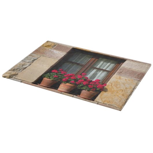 Fensterheber in Blume Schneidebrett (Ecke)