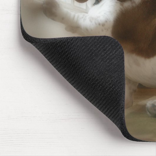 Fensterhund Mousepad (Ecke)