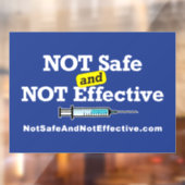 Fensterklammer - 11 x 8" mit blauem Hintergrund. Fensteraufkleber (Blatt 2)