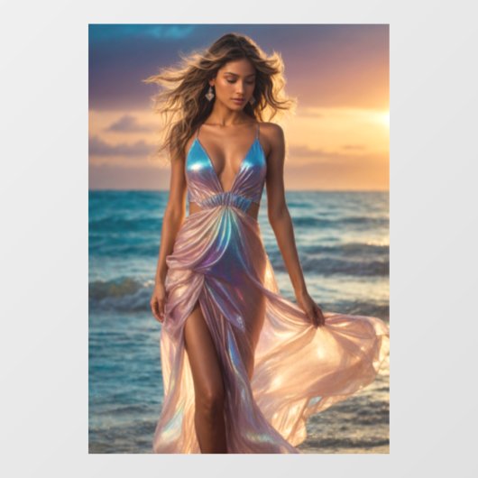 Fensterklammer Fensteraufkleber (Blatt)