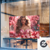 Fensterklammer Fensteraufkleber (Café-Fenster)