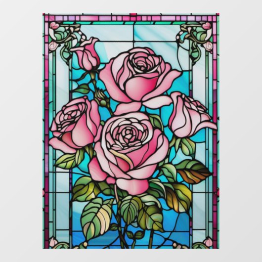 Fensterklammer Fensteraufkleber (Blatt)