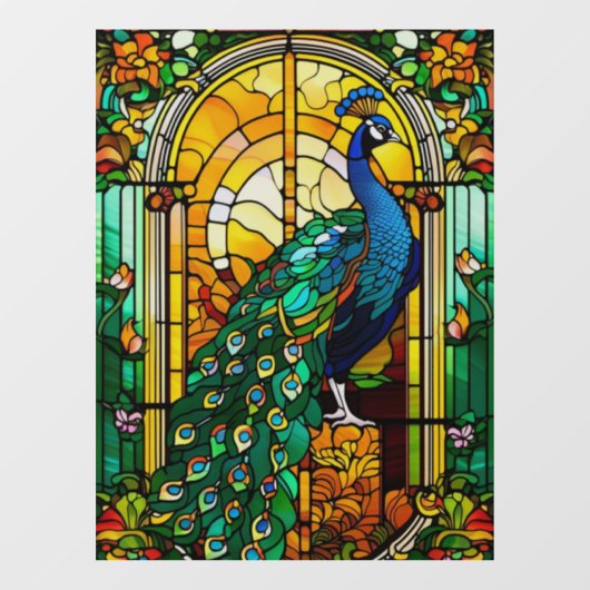 Fensterklammer Fensteraufkleber (Blatt)