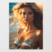 Fensterklammer Fensteraufkleber (Blatt)