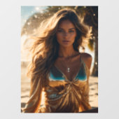 Fensterklammer Fensteraufkleber (Blatt)