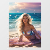 Fensterklammer Fensteraufkleber (Blatt)