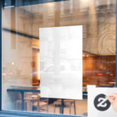 Fensterklammer Fensteraufkleber (Café-Fenster)