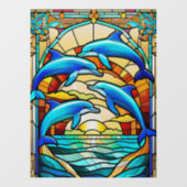 Fensterklammer Fensteraufkleber (Blatt)