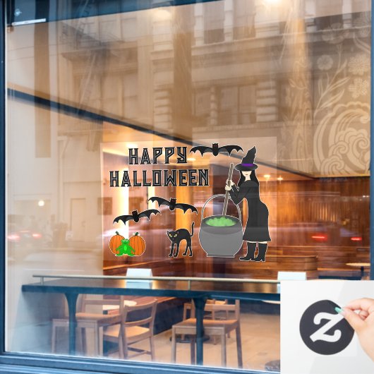 Fensterklammer Fensteraufkleber (Café-Fenster)