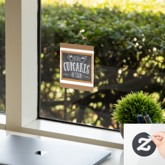 Fensterklammer Fensteraufkleber (Büro)