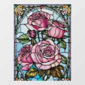 Fensterklammer Fensteraufkleber (Blatt)