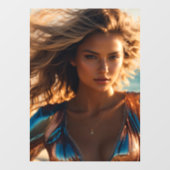 Fensterklammer Fensteraufkleber (Blatt)