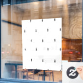 Fensterklammer Fensteraufkleber (Café-Fenster)