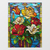 Fensterklammer Fensteraufkleber (Blatt)