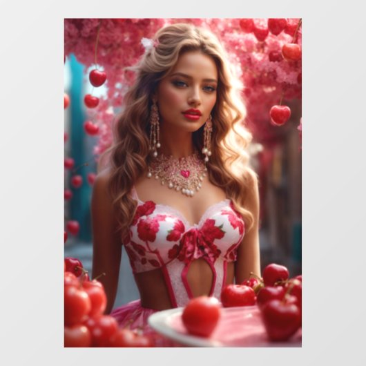 Fensterklammer Fensteraufkleber (Blatt)