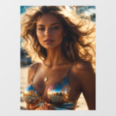 Fensterklammer Fensteraufkleber (Blatt)