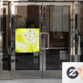 Fensterklammer Fensteraufkleber (Büro Tür)