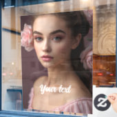 Fensterklammer Fensteraufkleber (Café-Fenster)