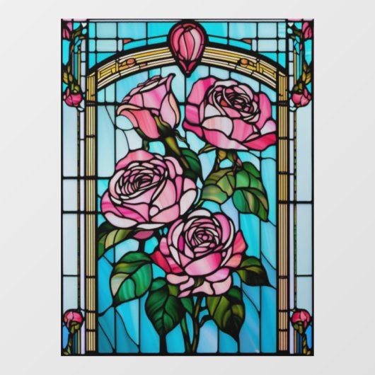 Fensterklammer Fensteraufkleber (Blatt)