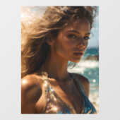 Fensterklammer Fensteraufkleber (Blatt)