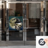 Fensterklammer Fensteraufkleber (Büro Tür)