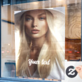 Fensterklammer Fensteraufkleber (Café-Fenster)