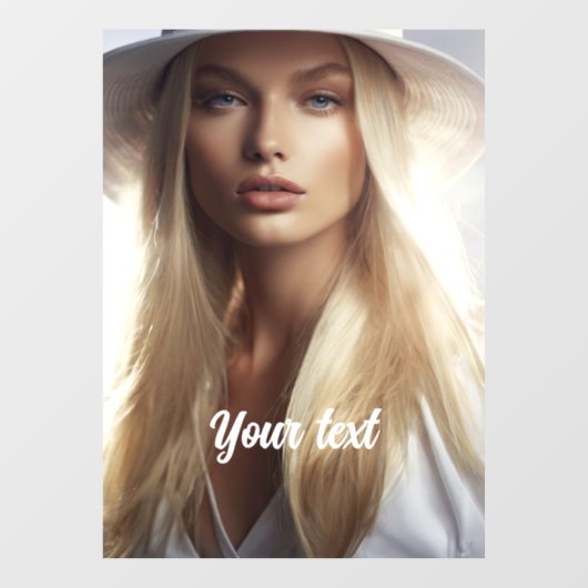 Fensterklammer Fensteraufkleber (Blatt)