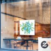 Fensterklammer Fensteraufkleber (Café-Fenster)