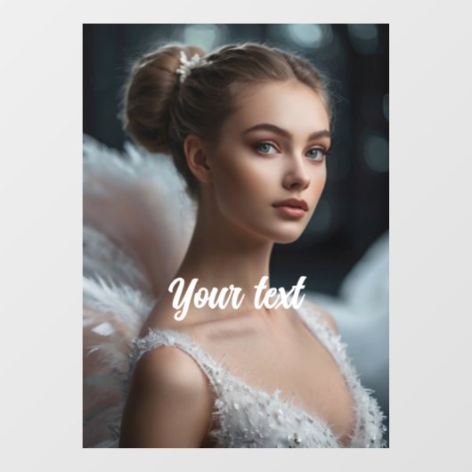 Fensterklammer Fensteraufkleber (Blatt)