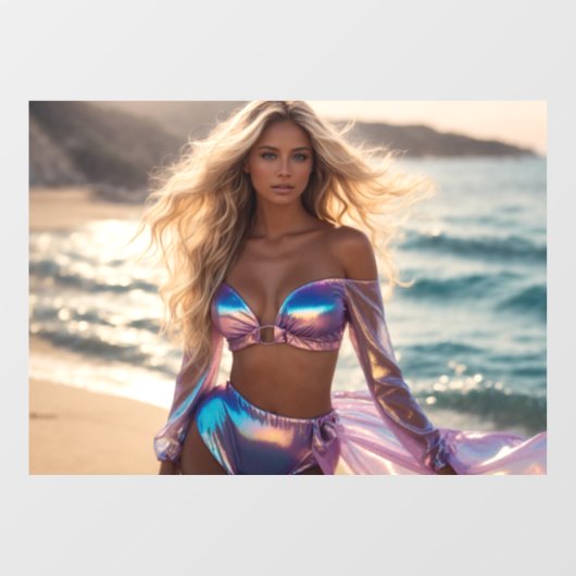 Fensterklammer Fensteraufkleber (Blatt)