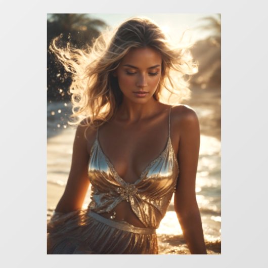 Fensterklammer Fensteraufkleber (Blatt)