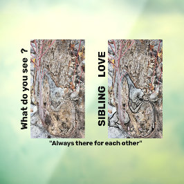 Fensterklammer/ Fensterdekor für die Liebe Sichern Fensteraufkleber