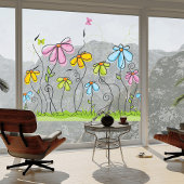 Fensterklammer für Blume Fensteraufkleber