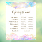 Fensterklammer für das Pastel-Opal-Design Fensteraufkleber (Blatt 3)