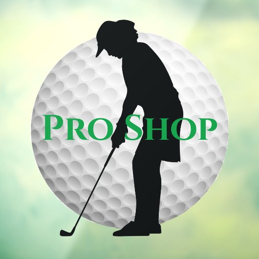 Fensterklammer für Golf-Ball Fensteraufkleber (Blatt 3)