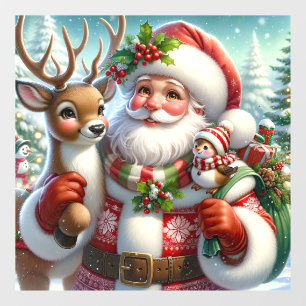 Fensterklammer für Santa und Companies Fensteraufkleber