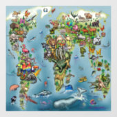 Fensterklammer für Tiere Fensteraufkleber (Blatt)