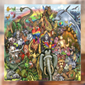 Fensterklammer für Tiere Fensteraufkleber (Blatt 2)