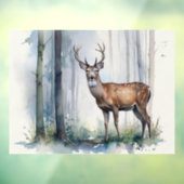 Fensterklammer für Waldhirsche Fensteraufkleber (Blatt 3)