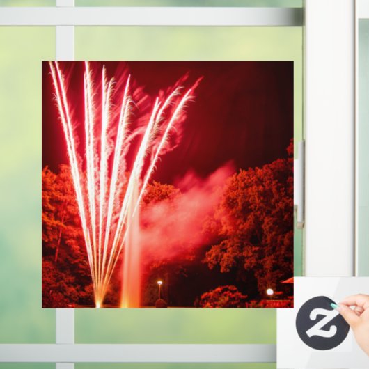 Fensterklammer mit einzigartigem Design - einfach Fensteraufkleber (Zuhause)