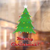 Fensterklammer, Weihnachtsbaumgröße:12x18.5" Fensteraufkleber (Blatt 2)