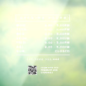 Fensterklemme zum Öffnen des Ladens Fensteraufkleber (Blatt 3)